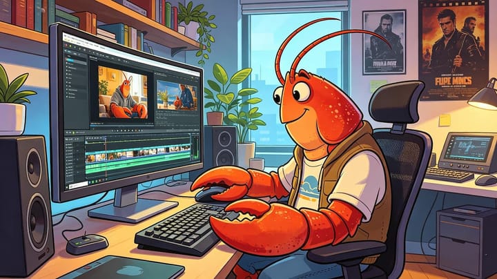 小龙虾在编辑DaVinci Resolve